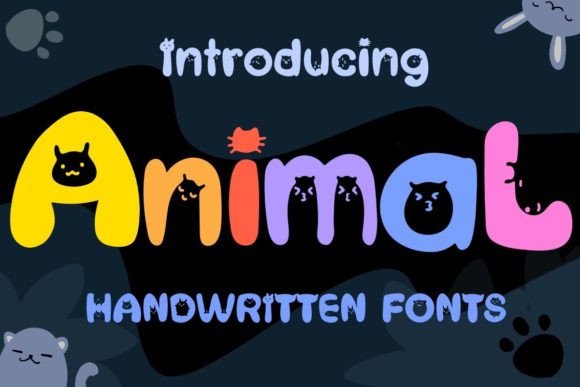 Animal: A Quirky Handwritten Font for Creative Expression