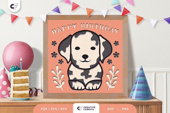 Birthday Dalmatian 3D Light Box: A Unique Way to Celebrate a Dog Lover’s Special Day