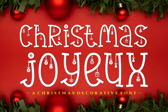Christmas Joyeux: A Font That Brings Holiday Spirit to Every Design