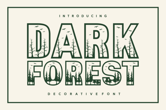 Dark Forest: A Stylish Font for Creative Designs