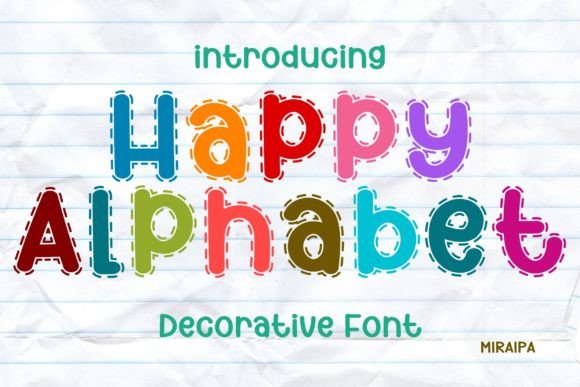 Discover the Charm of Happy Alphabet Font