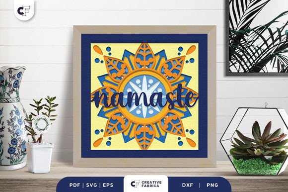 Discover the Namaste Mandala 3D Paper Cut