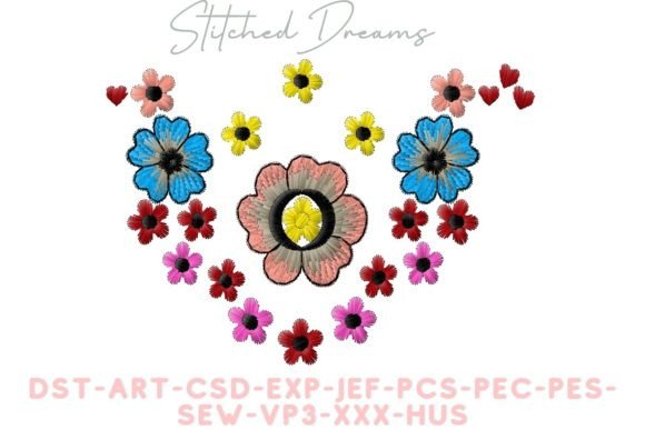 Flowers Garden Embroidery Design: A Botanical Masterpiece for Every Creator