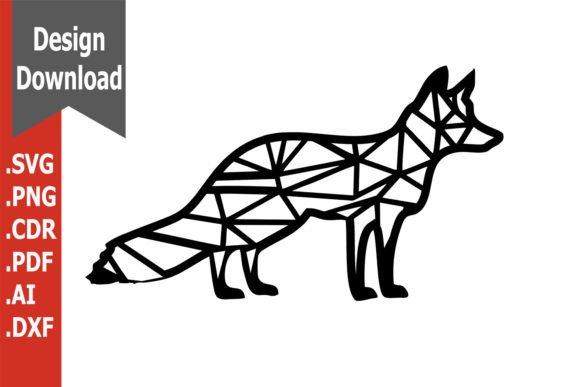 Geometric Wooden Fox Wall Art: A Creative and Practical Design Solution