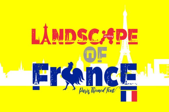 Landscape of France: A Bold and Stylish Font for Creative Projects