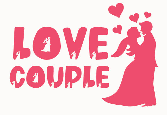 Love Couple: A Heartfelt Typography