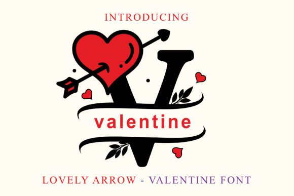Lovely Arrow Monogram: A Whimsical Touch for Your Designs