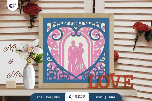 Make a Moment Last for a Lifetime with Floral Wedding Celebration 3D Shadow Box