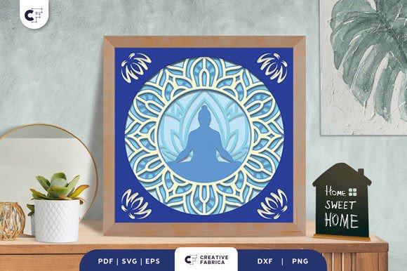 Meditation 3D Light Box Paper Cut SVG: A Guide to Evaluation and Use