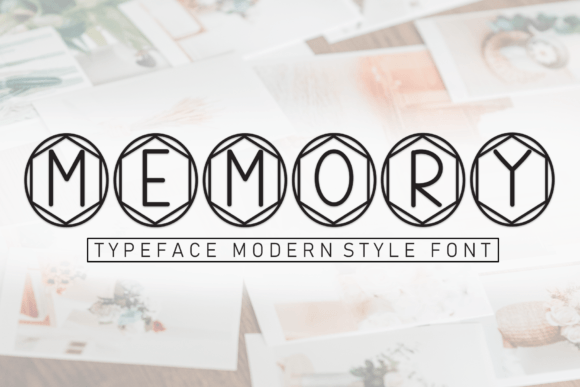 Memory: A Handwritten Display Font for Creative Expression
