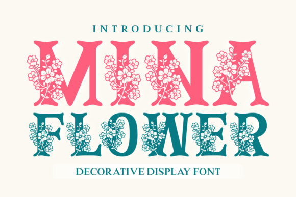 Mina Flower: A Whimsical Font for Creative Expression