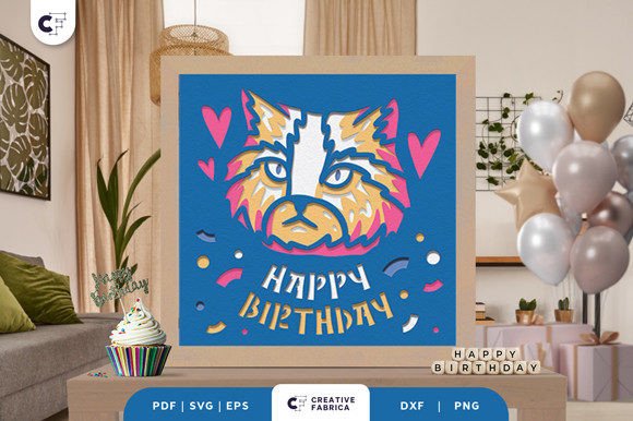 Persian Birthday 3D Paper Cut