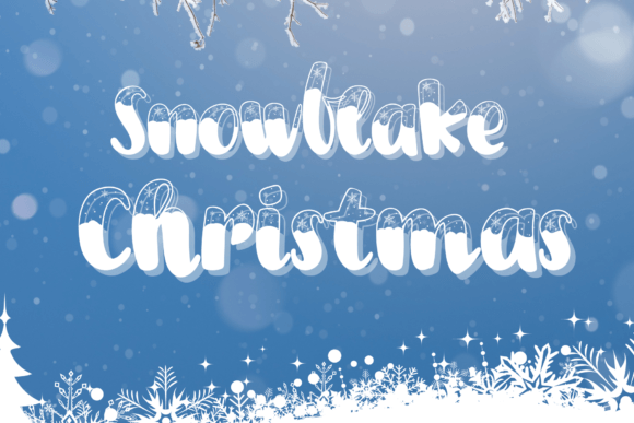 Snowflake Christmas: Elegant Design for Every Project