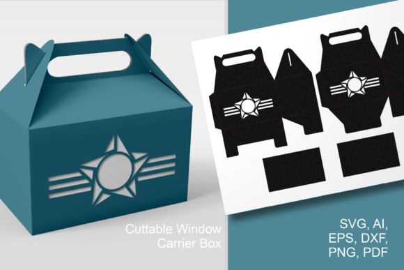 Star Window with Stripes Gable Box SVG: A Creative Solution for Patriotic and Summer Party Favors