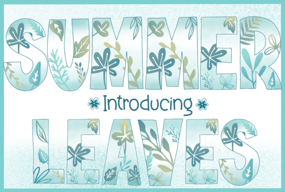 Summer Leaves: A Stylish Font for Creative Expression