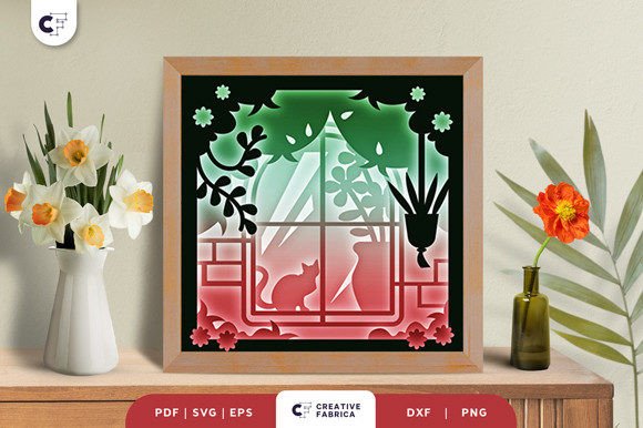 Window Flowers 3D Light Box SVG: A Creative Way to Add Charm to Your Home